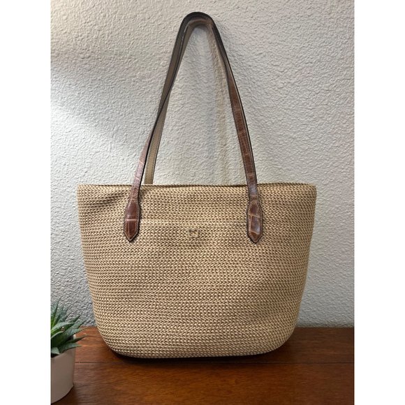 ERIC JAVITS New York Squishee  Bag Natural - Picture 1 of 11